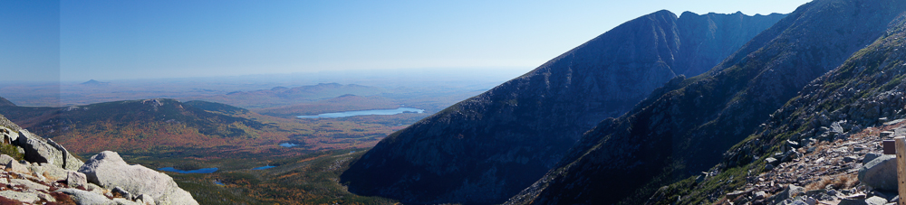 Katahdin - Top of Saddle Slide