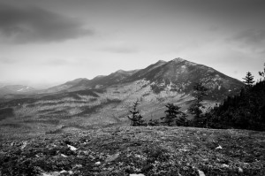 Bigelow Range from Little Bigelow Mountain Maine