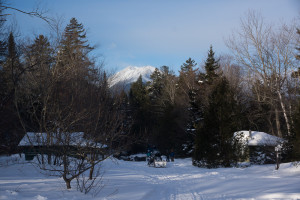 Pamola Peak from the Wilderness Camps