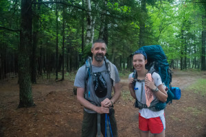 Keith and Katrina at Abol Pines