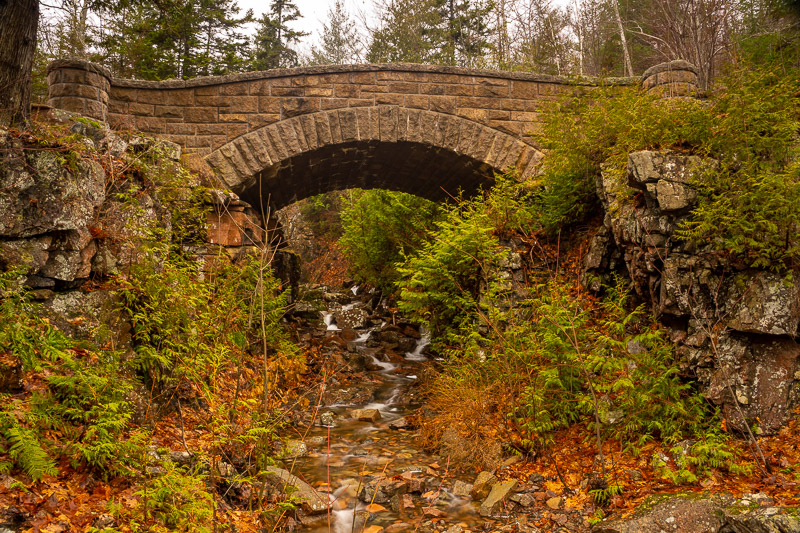 'chasm brook bridge', 'acadia national park', 'carriage roads'